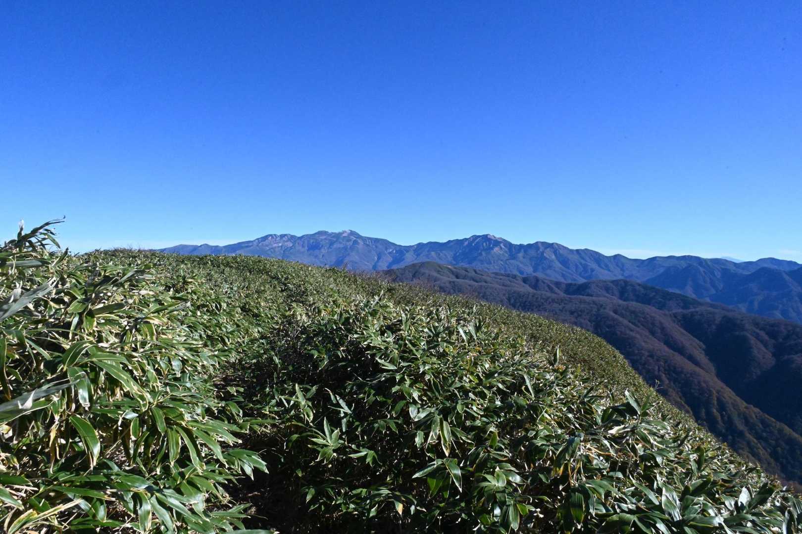 白山、別山、くっきり