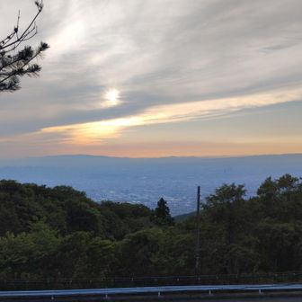 生駒山上遊園地付近です。