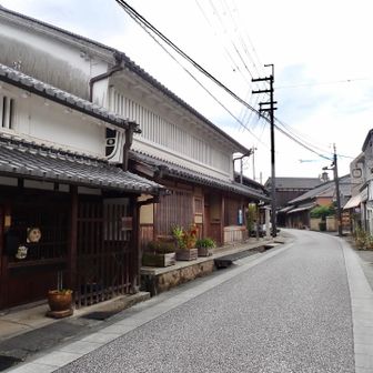 ゆるやかなカーブが旧街道らしくて良いですね