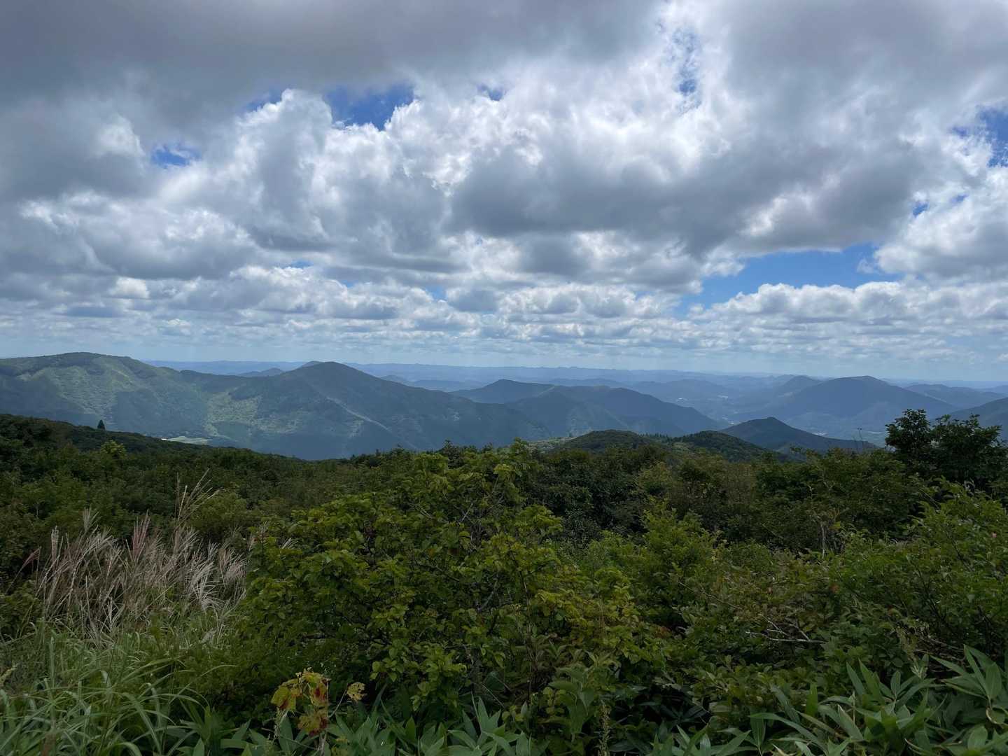 途中の展望が良いところ
雲がなんか面白い☁️☁️