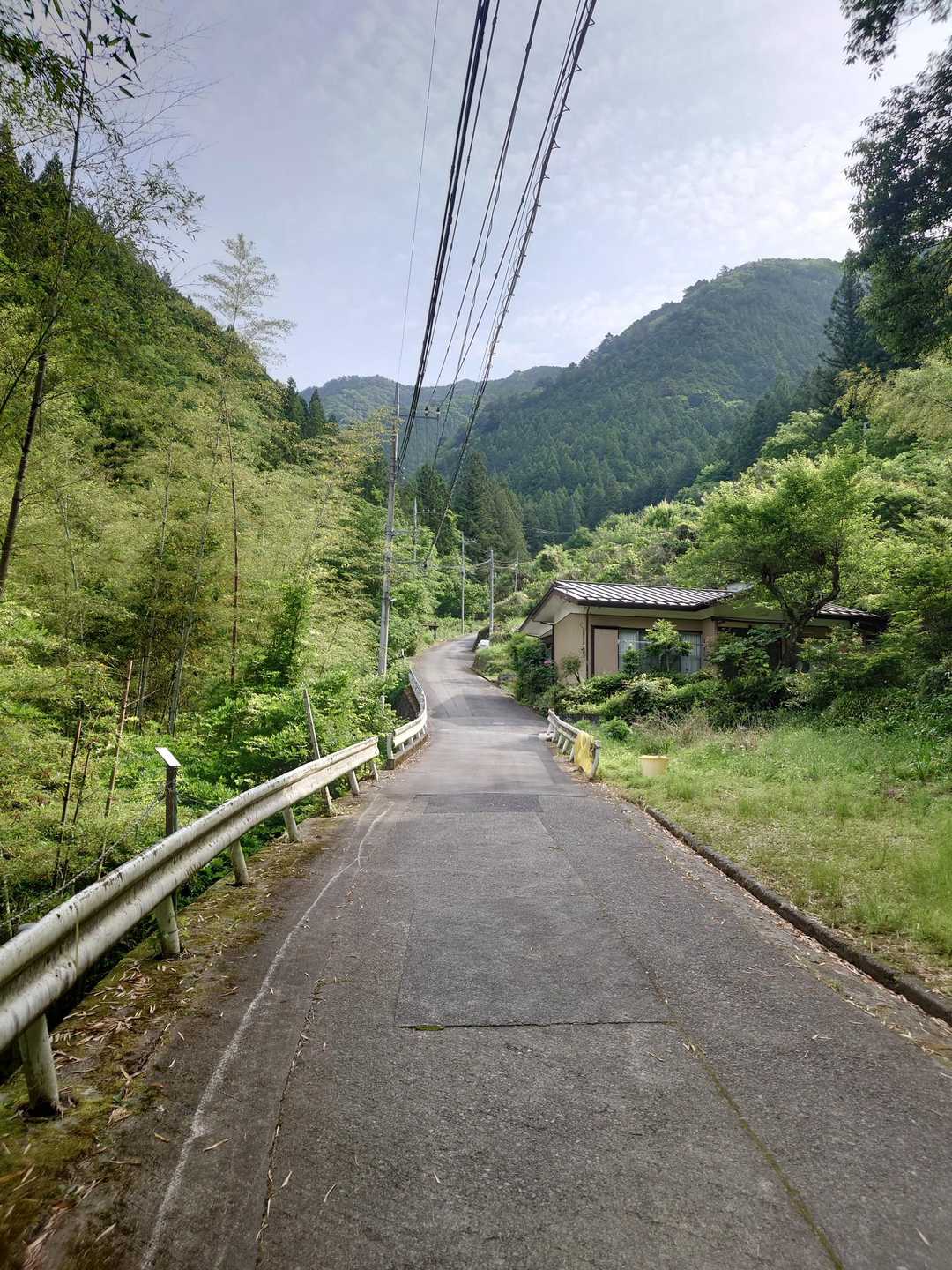 ロードを歩きます