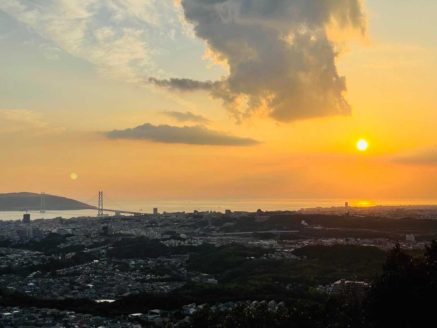 しばし夕陽を眺める🌇
今日ここに来て大正解🙌
