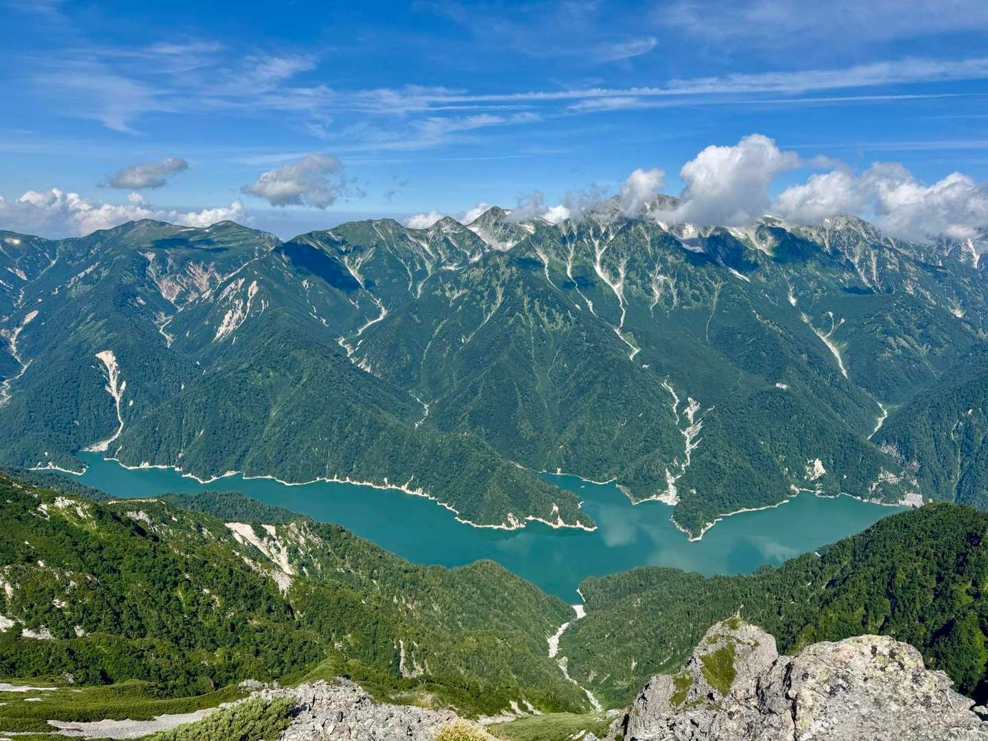 針ノ木岳定番？の絶景