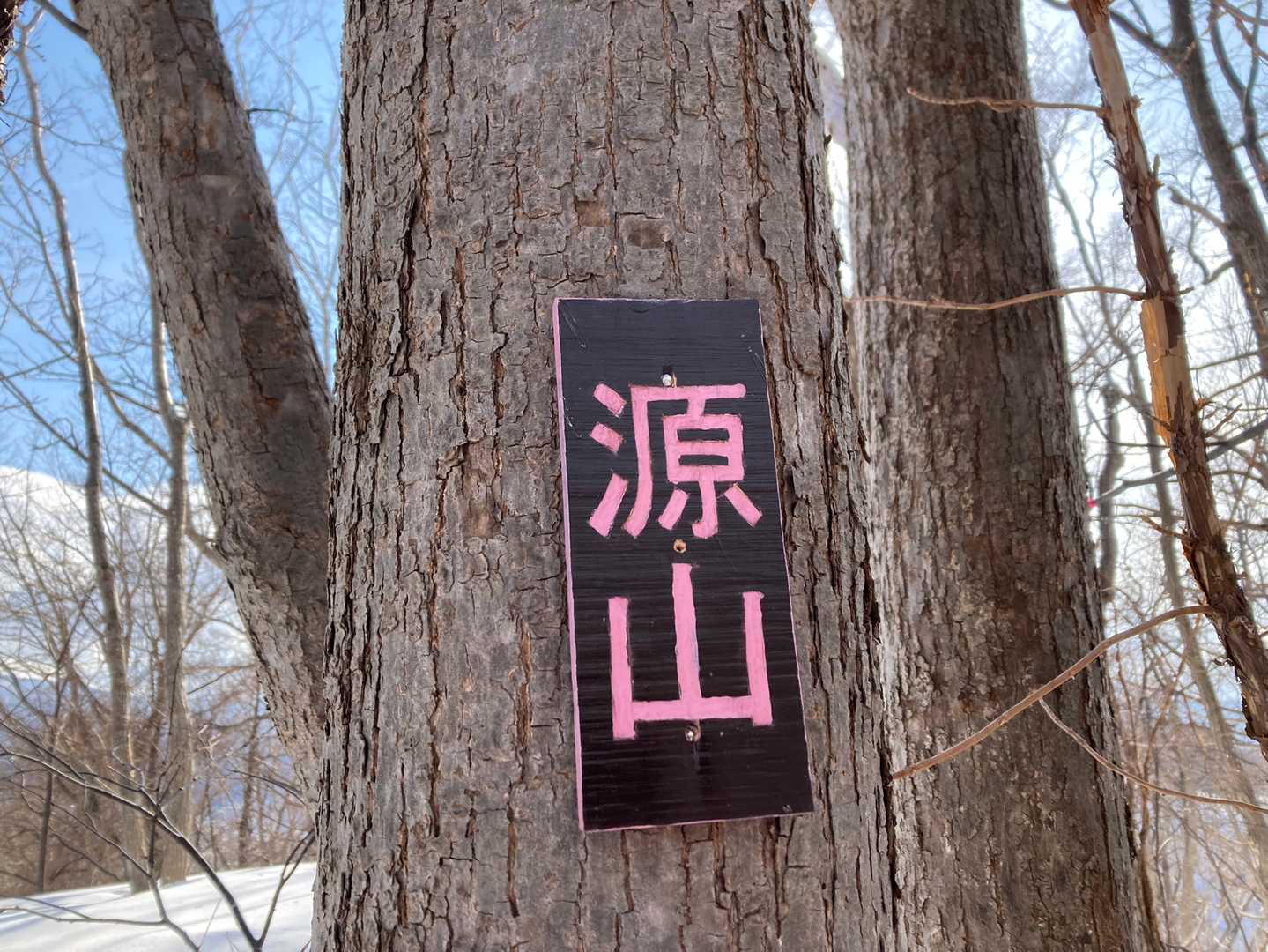 前回見つけれなかった
山頂看板