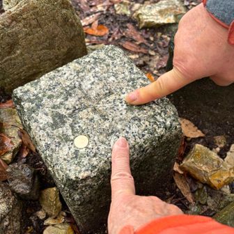 ゆるやかな巻道を選んで山頂