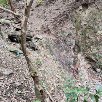 滝は、涸れています。