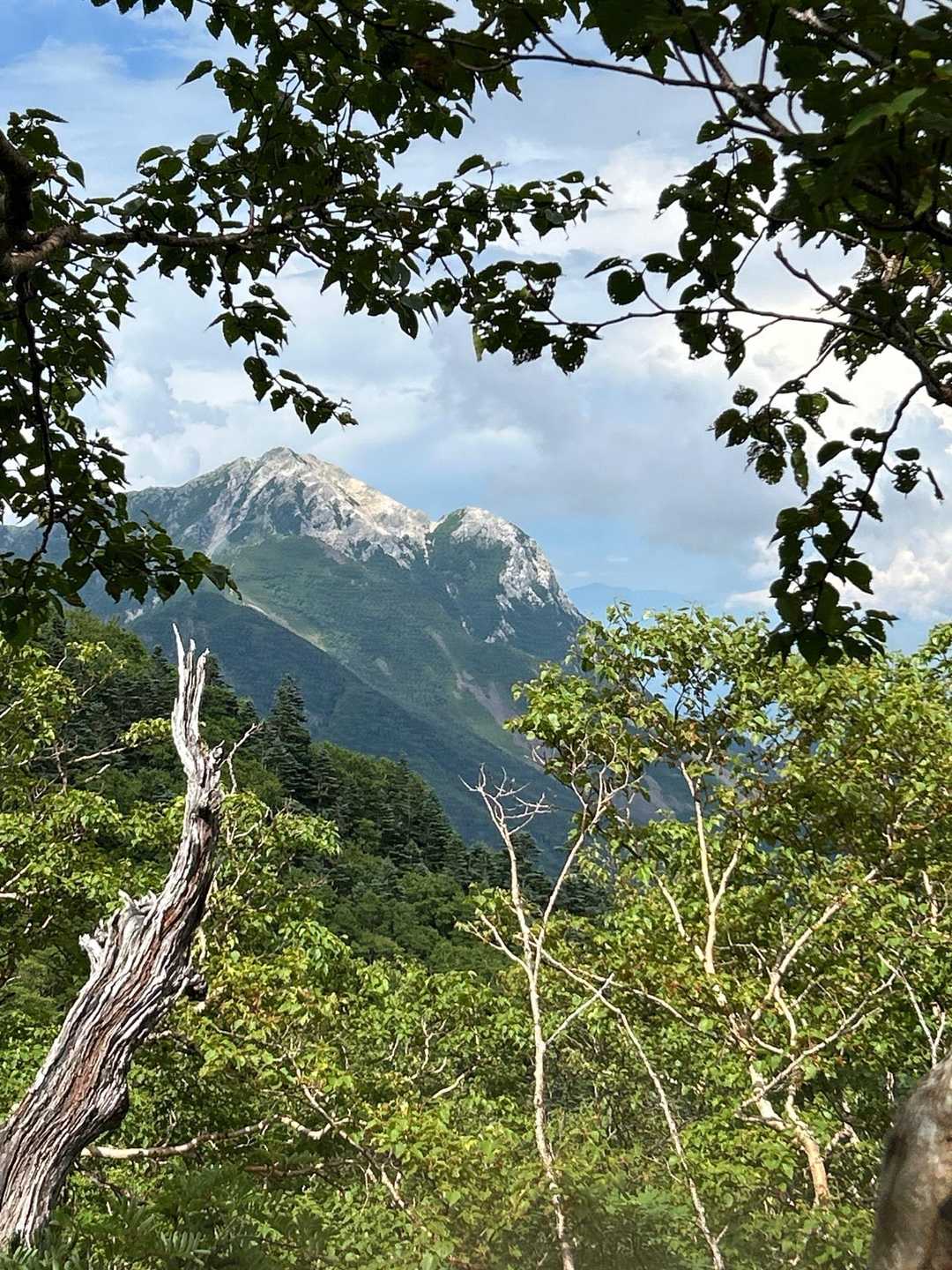 勇姿、甲斐駒ヶ岳が見えた時😍😍