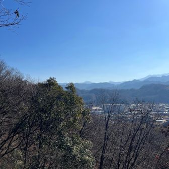 東側には御荷鉾山があります👀