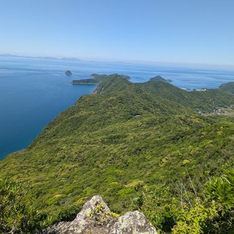 The view was great, and I could see the Goto Islands.
