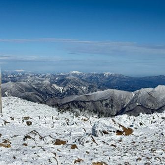御所山方向、歯ブラシも。