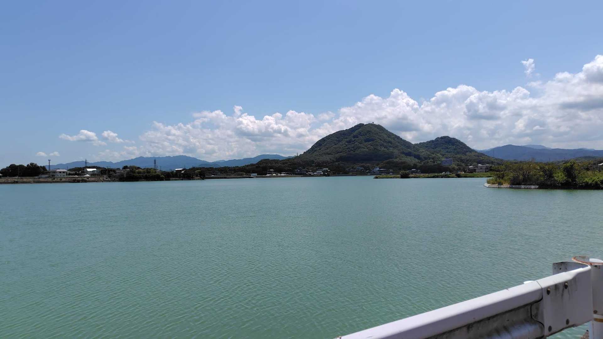 三郎池　満水！