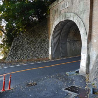 下りたところは再度ドライブウエイの始まり部分のトンネルそばでした