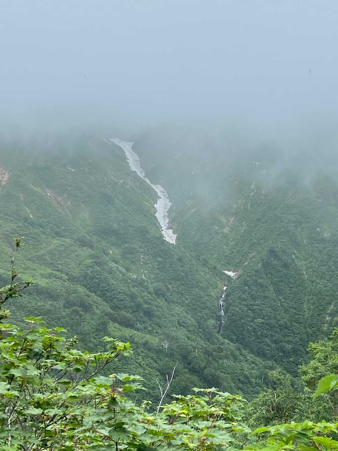 巻道からの風景❗️滝の音が聞こえる。