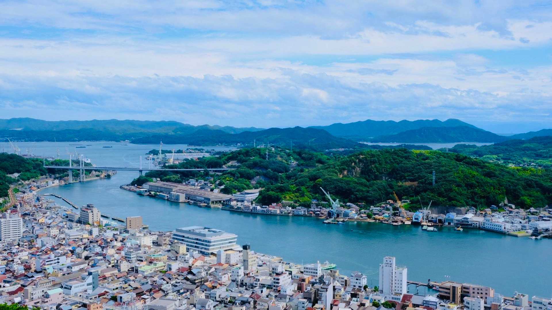 展望台から。