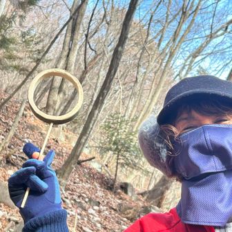 竹の輪、ハートの番人おじさんの手づくり⭕️