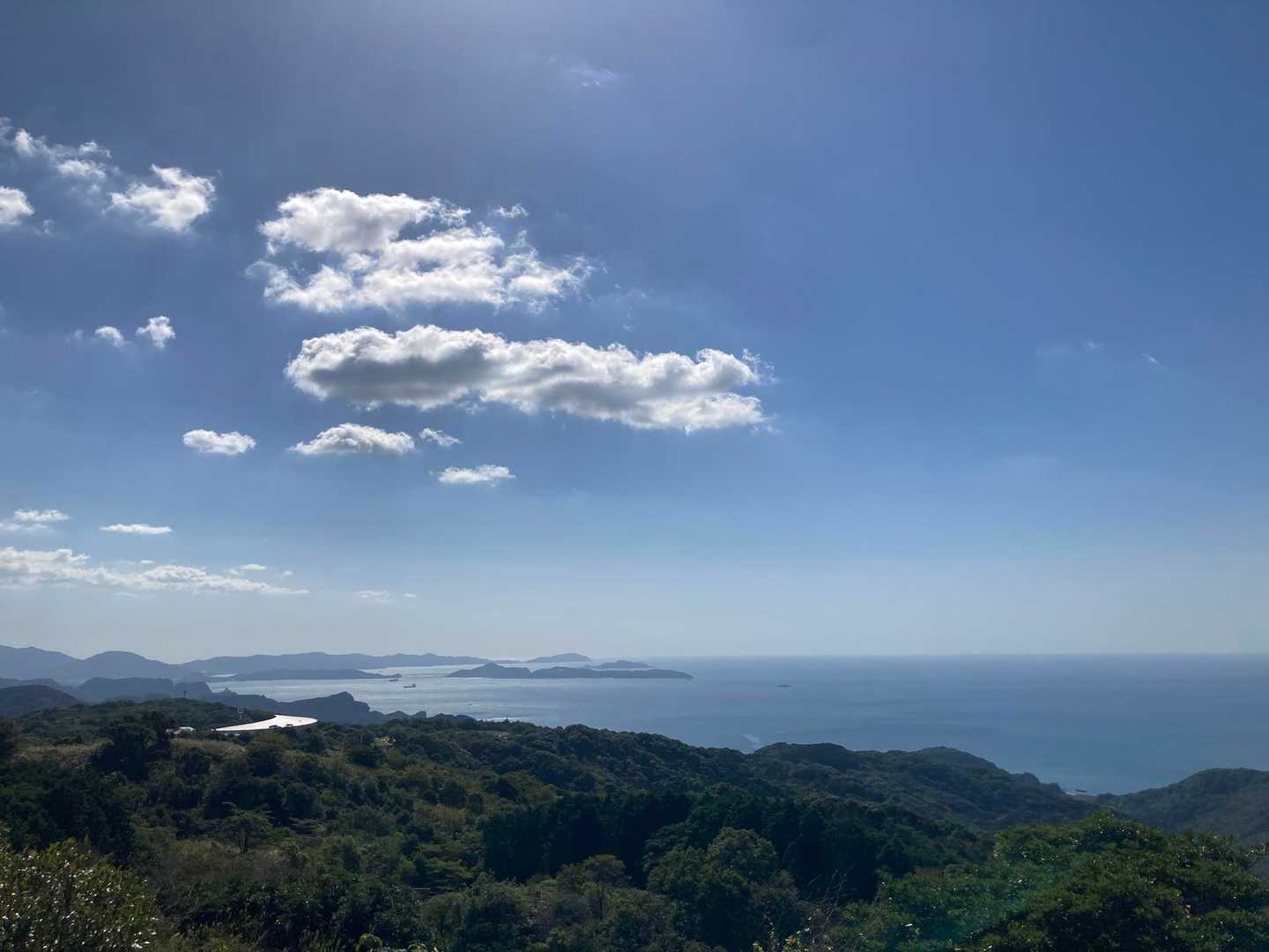 展望も。今日も海がキレイだー🟦