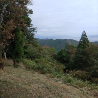 🗻見えず……