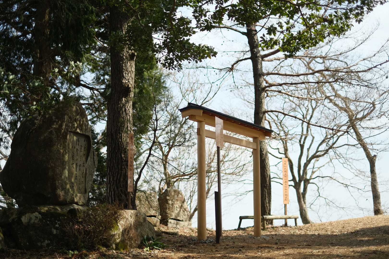 山頂です