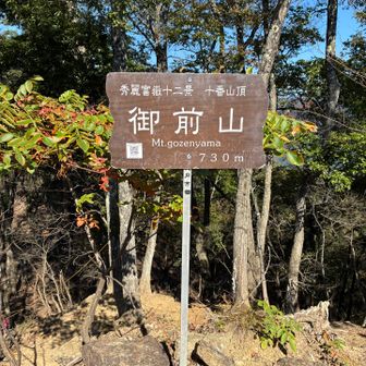 秀麗富嶽十二景の十番。
別名が厄王山（やこうさん）、駒橋御前山だそうです。