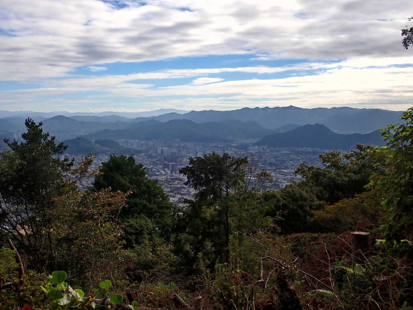 山口の中心部。