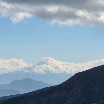 富士山がソフトクリーム🍦みたい