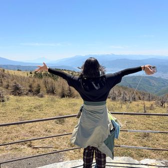 展望台から
風が気持ち良いー🙆