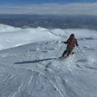 相方はスキーでシュー！