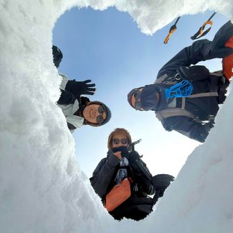 再チャレンジ📸 🎞️
なかなか難しい😆なんとか♡に😂
もぅこれでいーやねー🤭