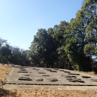 ここの礎石が一番規模が大きい。