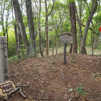 虎御前山
頂上は木下秀吉陣跡
