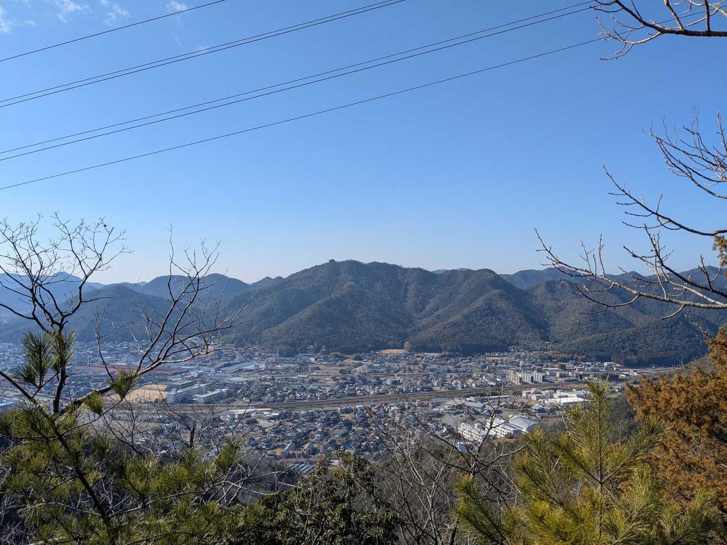成田山がよく見える✨