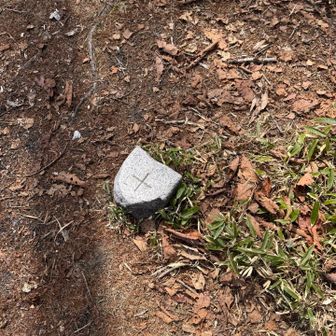 三角点が割れてるのか？