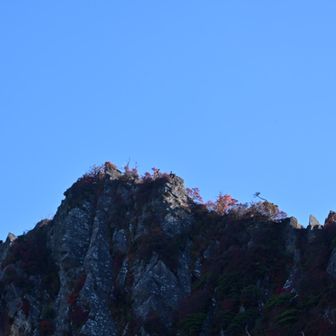 あの辺が天狗岳か？人が見える