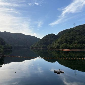 鱒渕ダムから出発