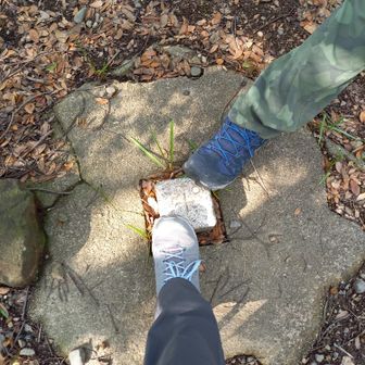 ふたり三角点🤣🤣