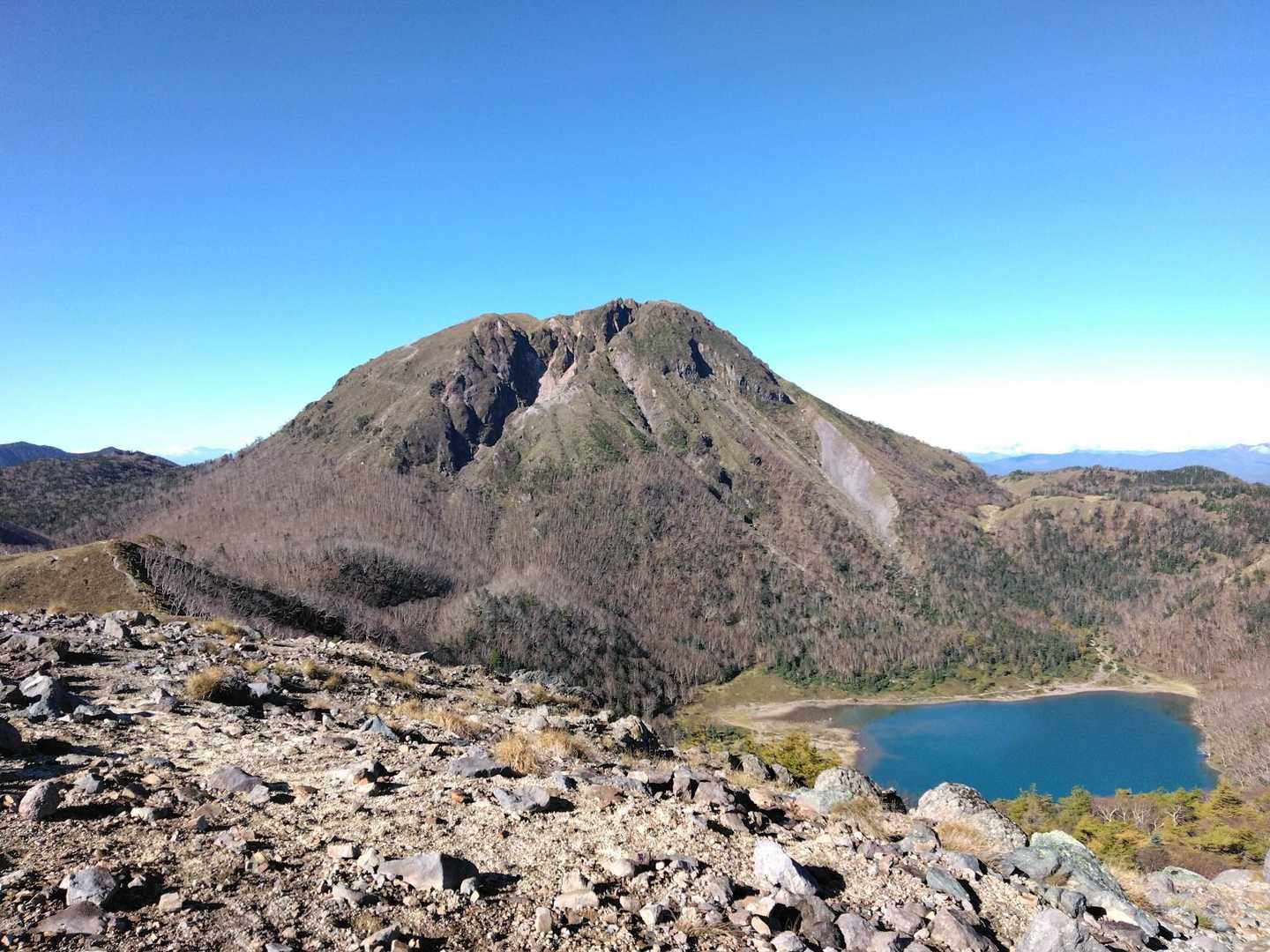 金精峠登山口-金精峠-金精山-五色山-前白根山-五色沼 往復コースの写真