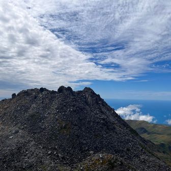 七高山⛰️からの鳥海山⛰️