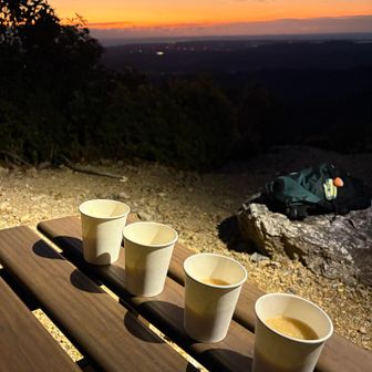 にしこちゃんが甘酒作ってきてくれた！暖かくて美味しい☺️