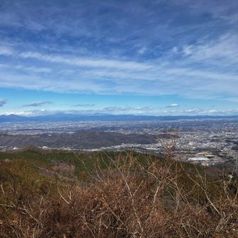 群馬方面。赤城山も。
