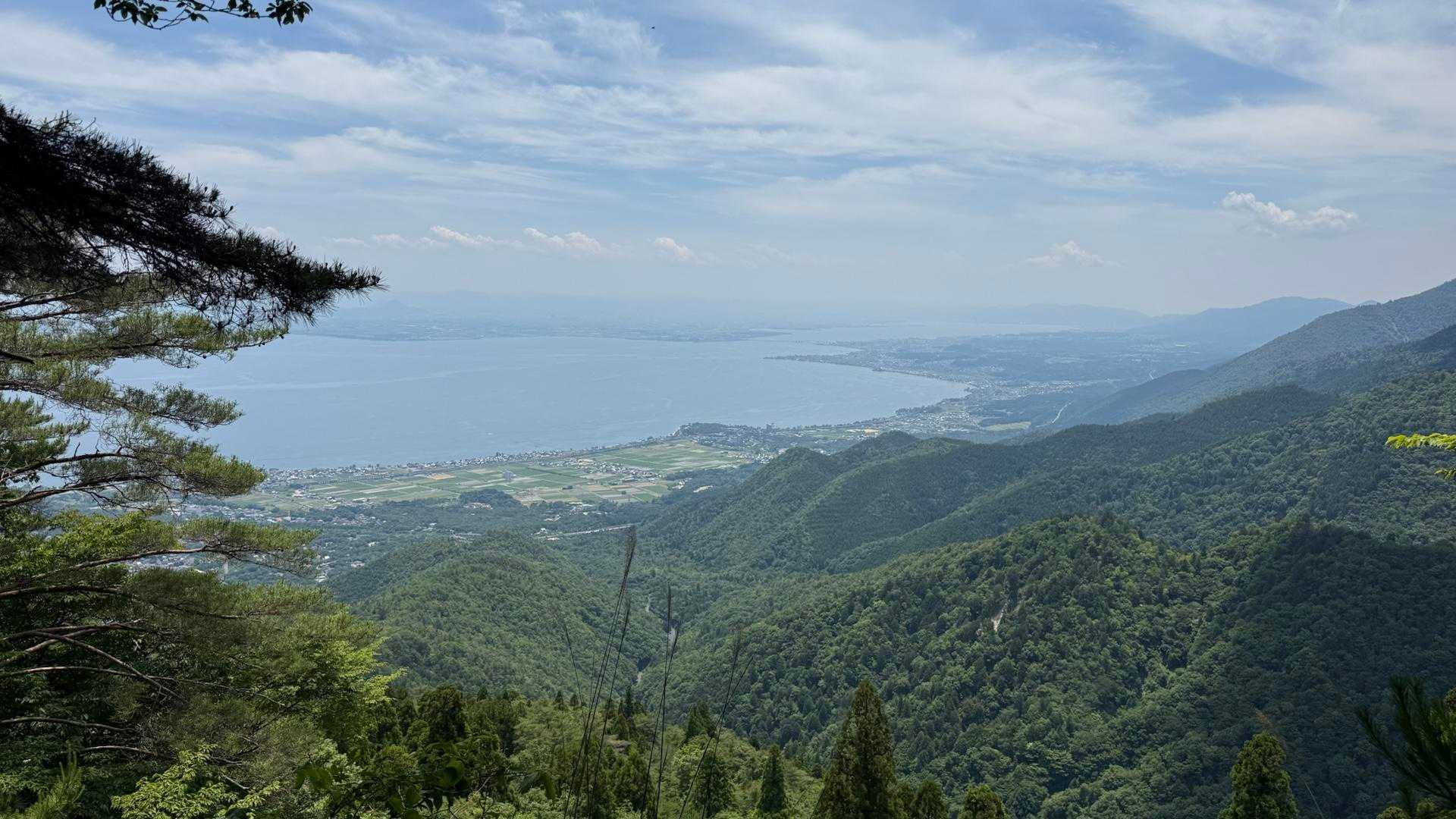 北小松駅-ヤケ山-ヤケオ山-釈迦岳-イン谷口バス停-比良駅 縦走コースの写真