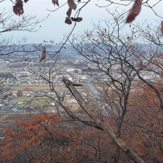自分の真下から北関東自動車が飛び出しています。見にくいけどすぐ先は足利市。