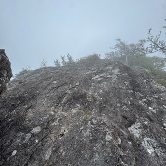 岩に貼り付いて登れ！