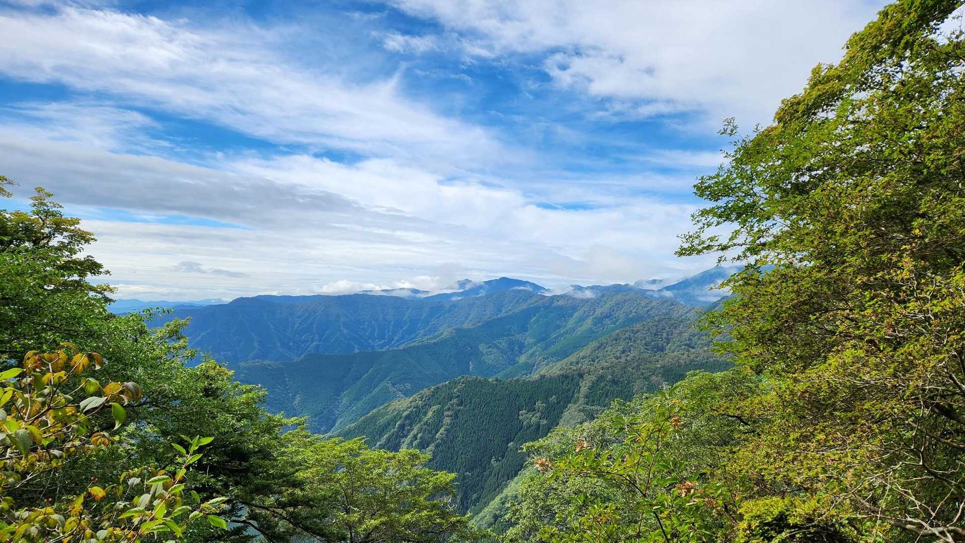 大普賢岳 往復コースの写真