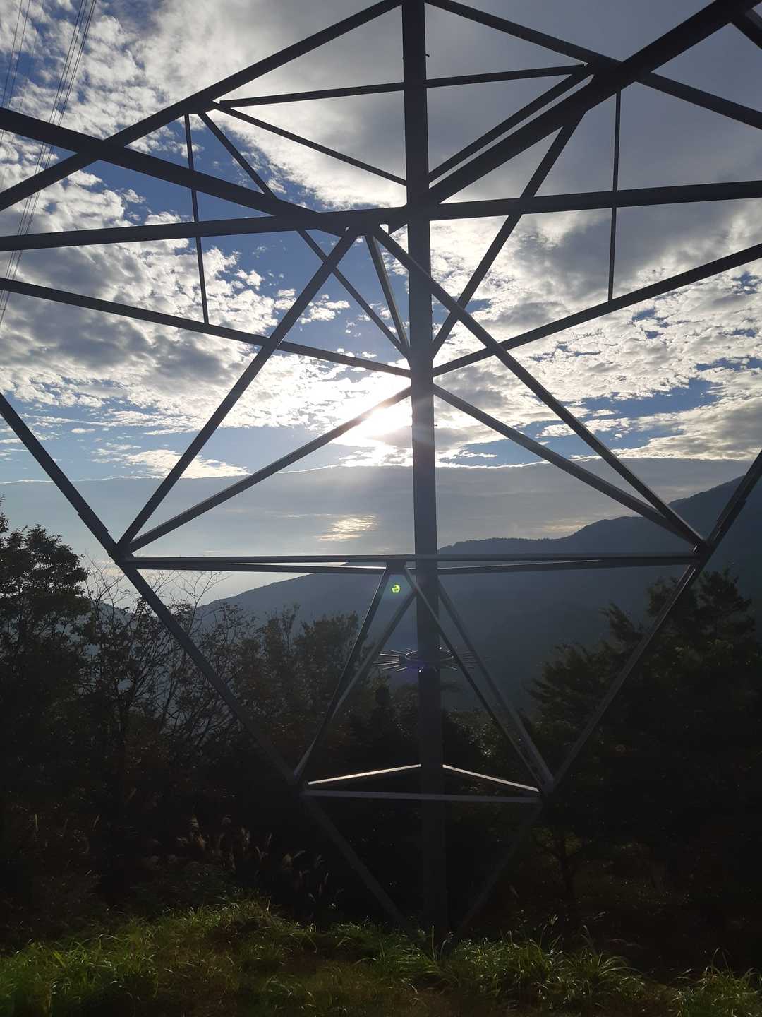 朝日が眩しいです。🌞