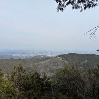 越上山⛰️山頂付近より