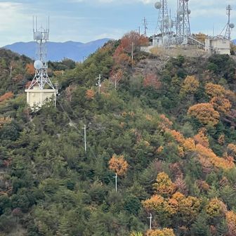 さっきまで居た仁寿山
