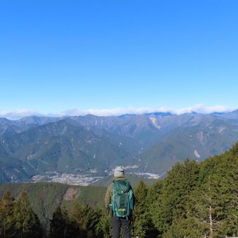 反射板前は開けていて南アルプス深南部がバッチリ👌