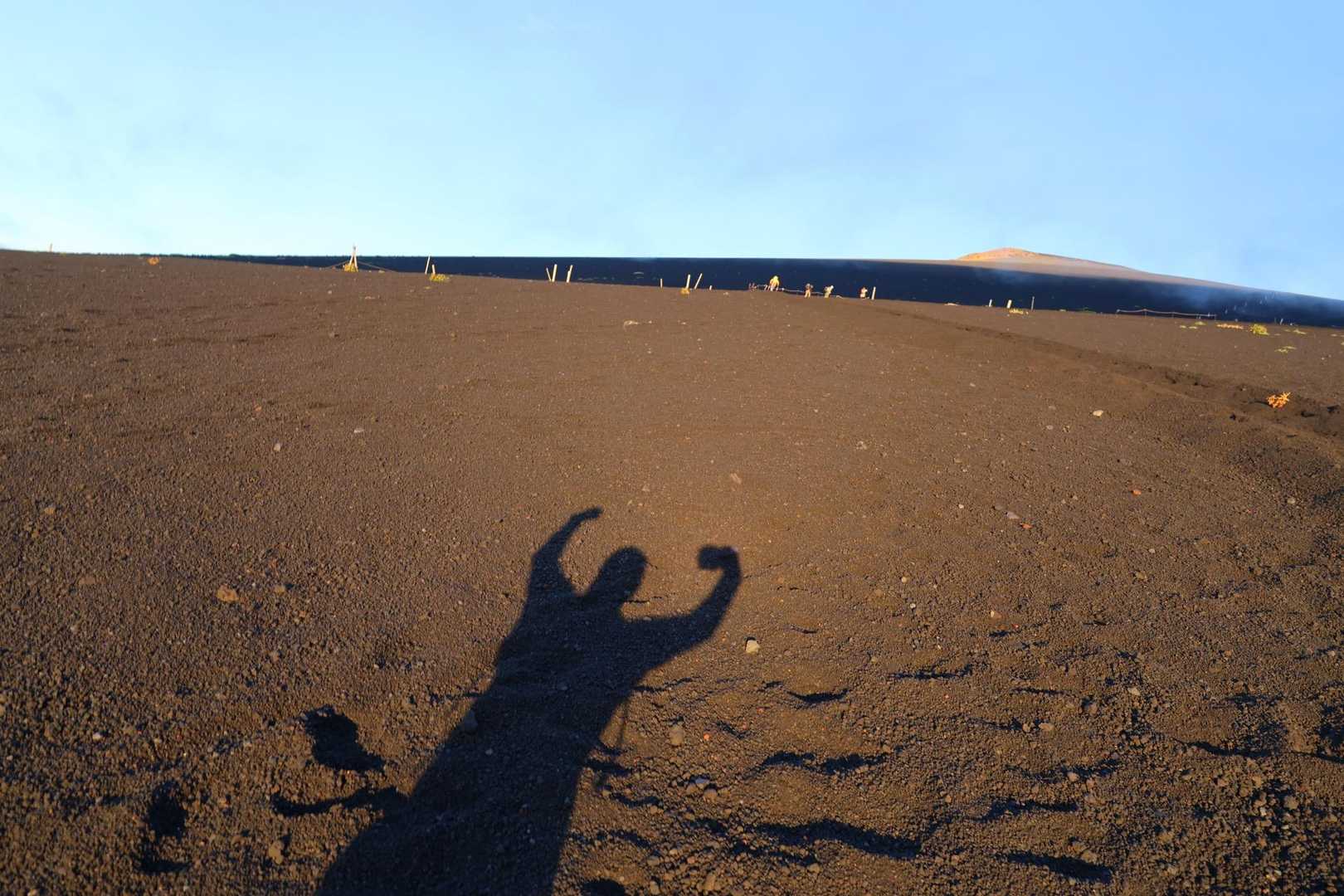 影絵遊び…この時はまだまだ余裕
