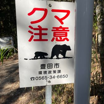 🐻この看板を見るドキッとしてしまう！！
気が引き締まります💪