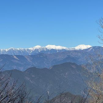 文珠山に帰ってきました。
南アルプスもきれいに見えた🤩